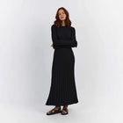 RIBBED KNIT MAXI DRESS