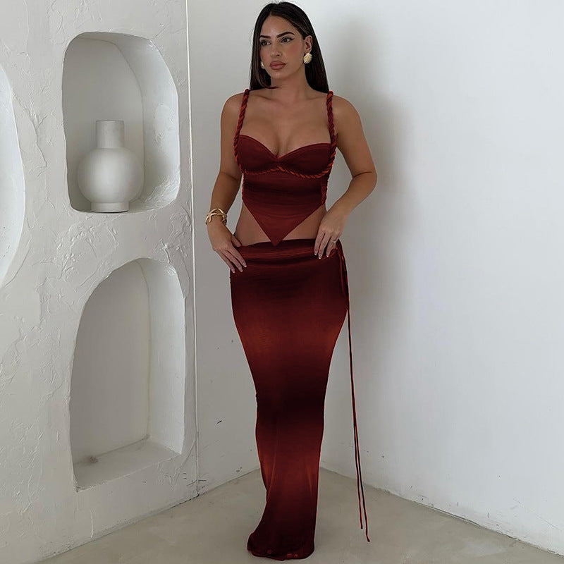 STYLISH BODYCON DRESS WITH ROPE DETAIL